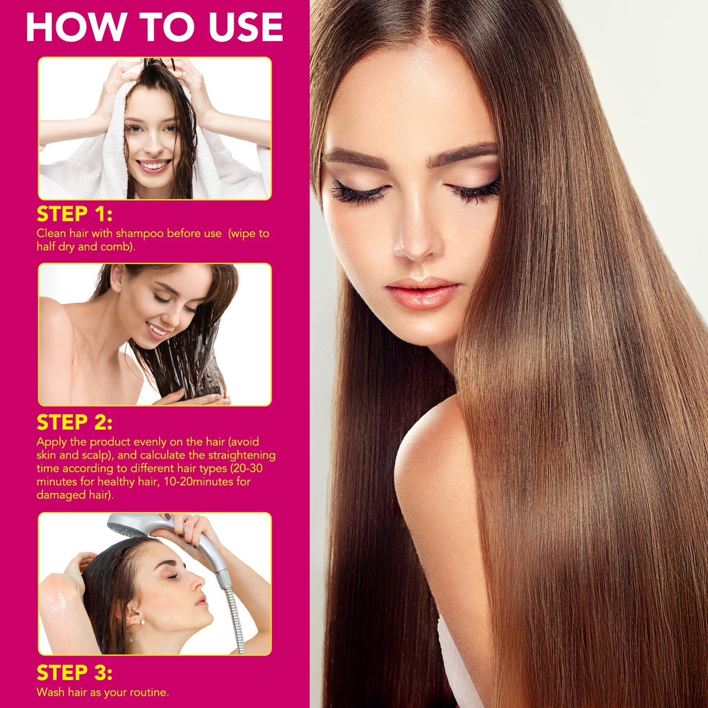 Protein Hair Straightening Cream