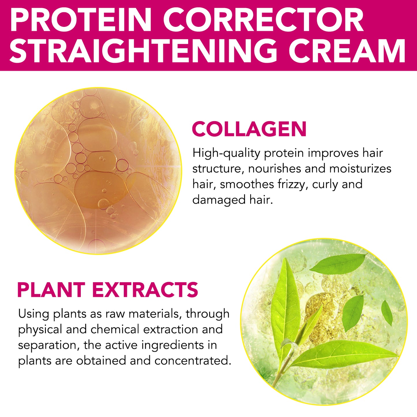 Protein Hair Straightening Cream