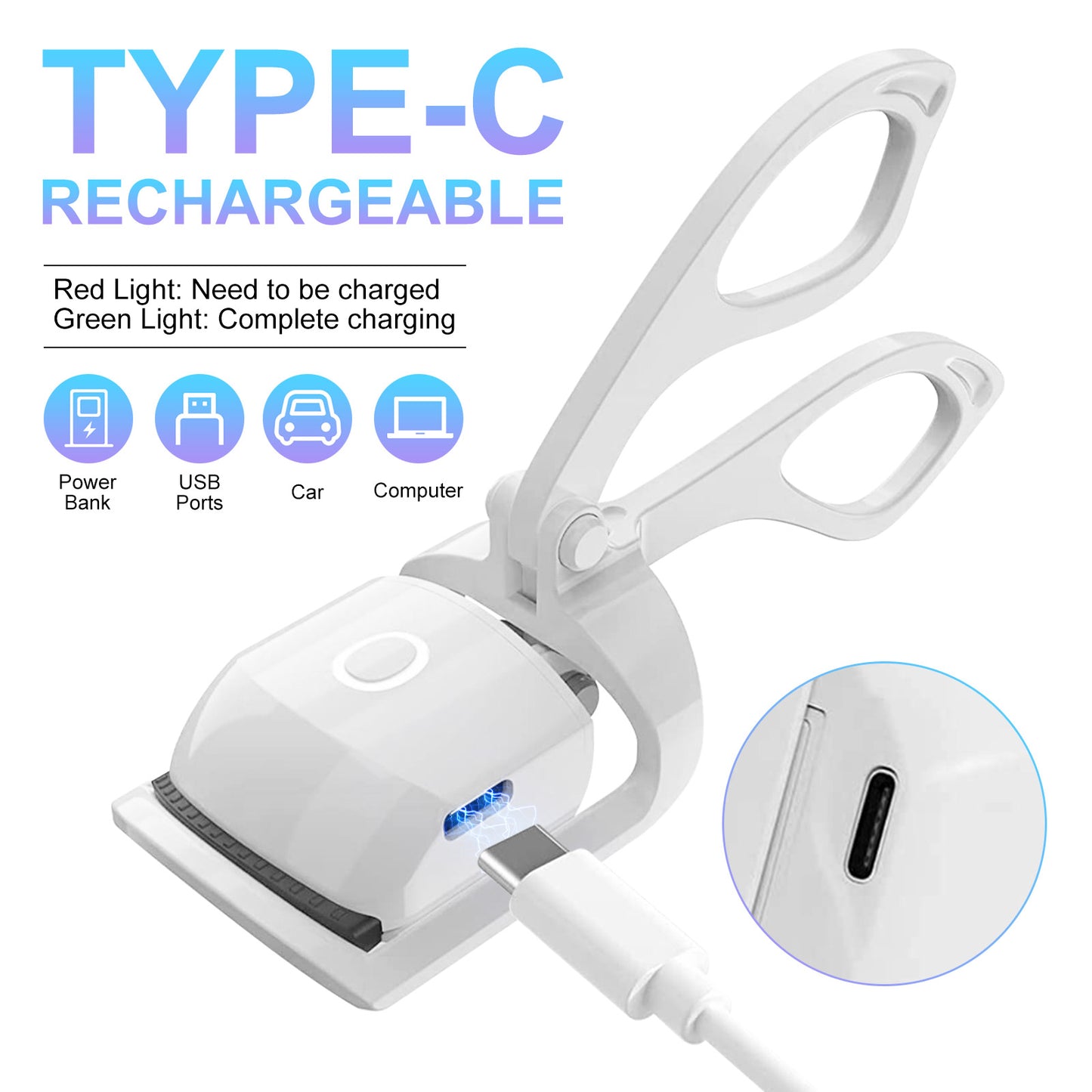 Electric Heated Eyelash Curler