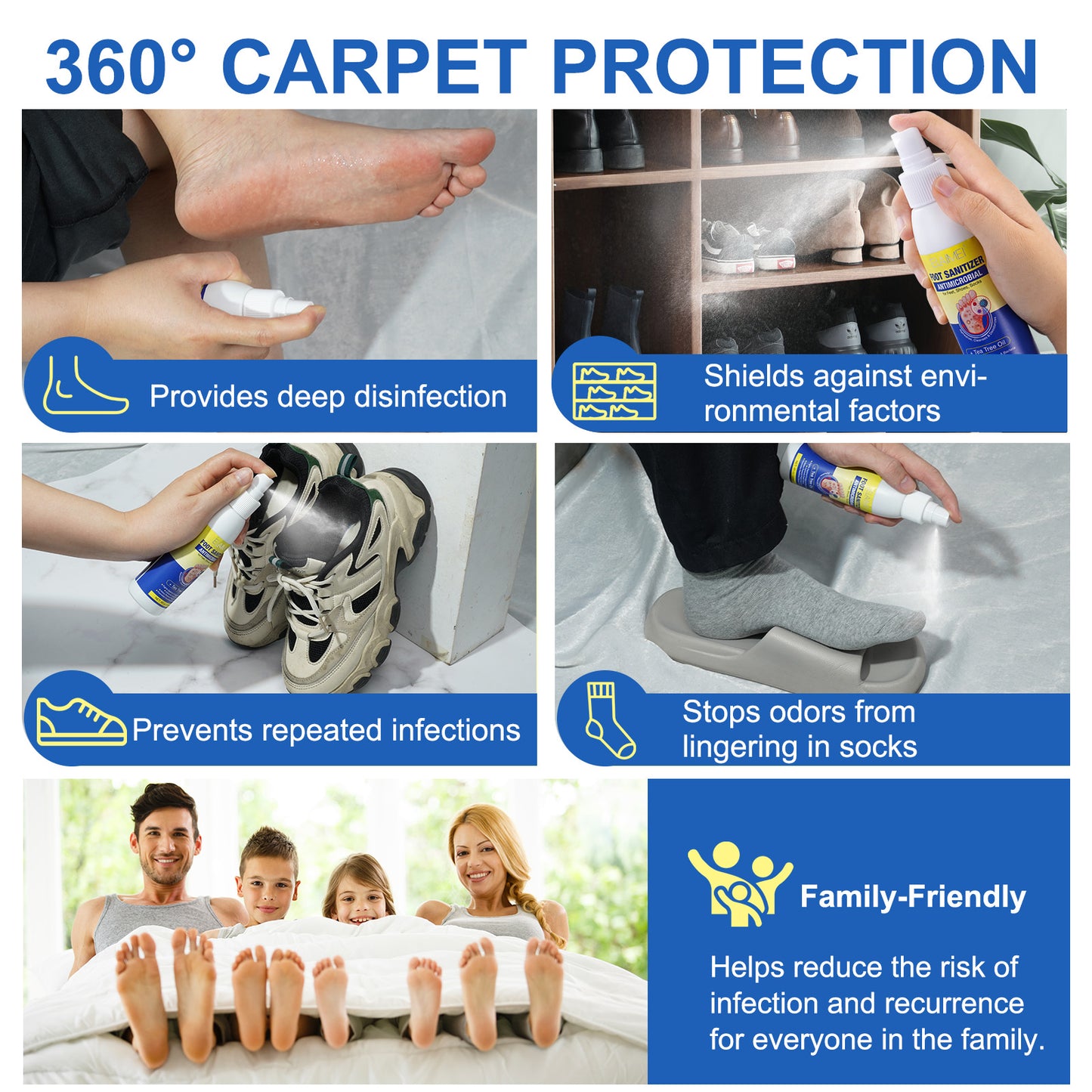 ELAIMEI Foot Sanitizer Spray