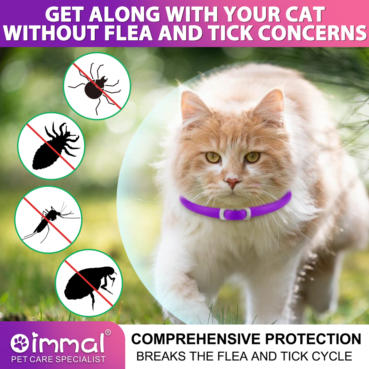FLEA & TICK COLLAR FOR CATS