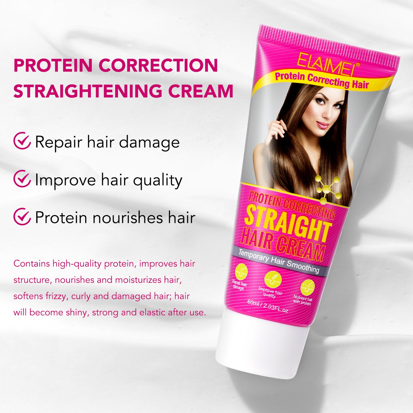 Protein Hair Straightening Cream