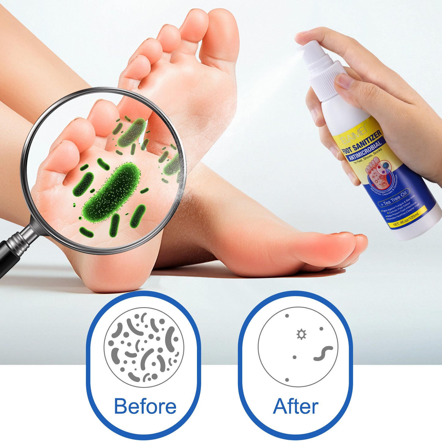 ELAIMEI Foot Sanitizer Spray