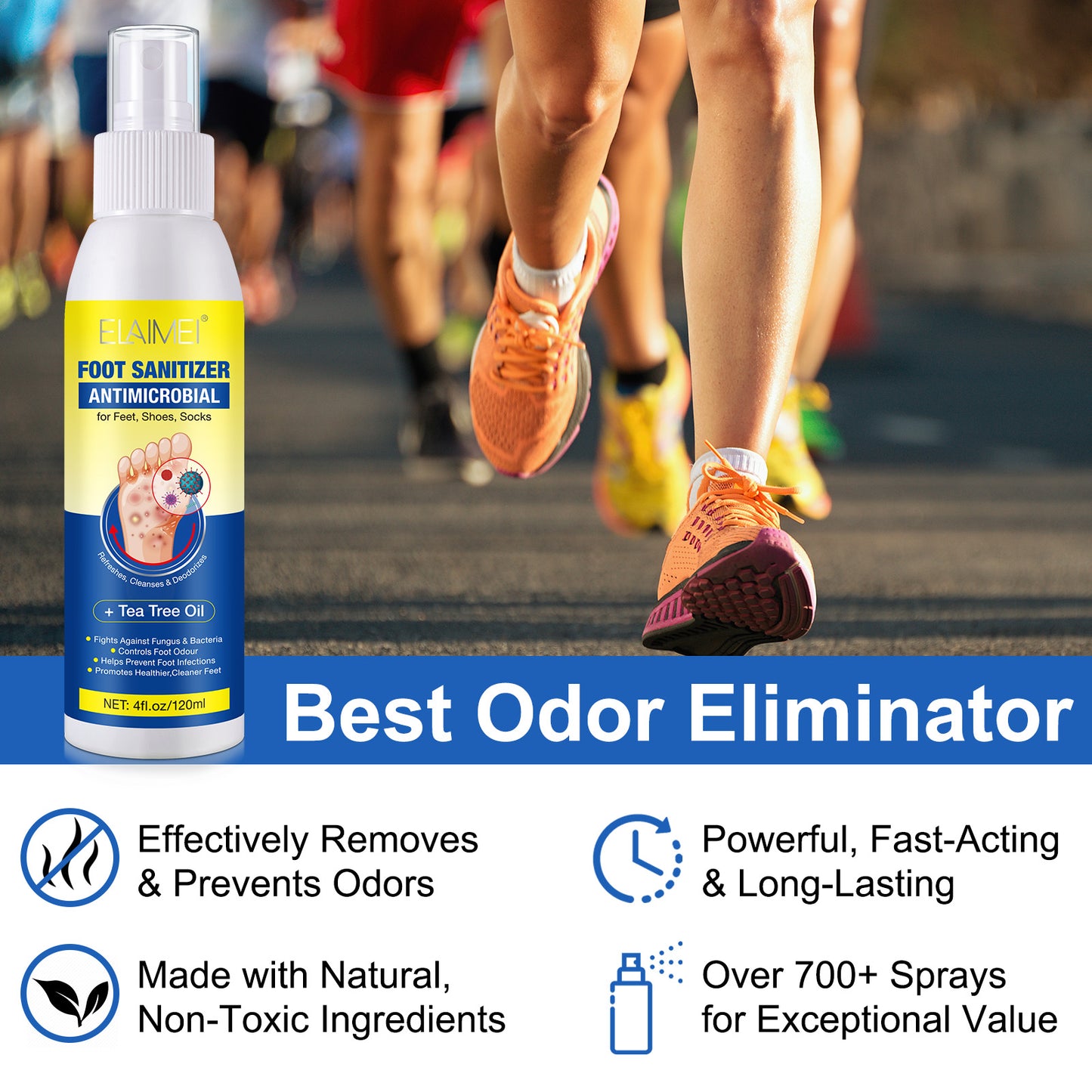ELAIMEI Foot Sanitizer Spray