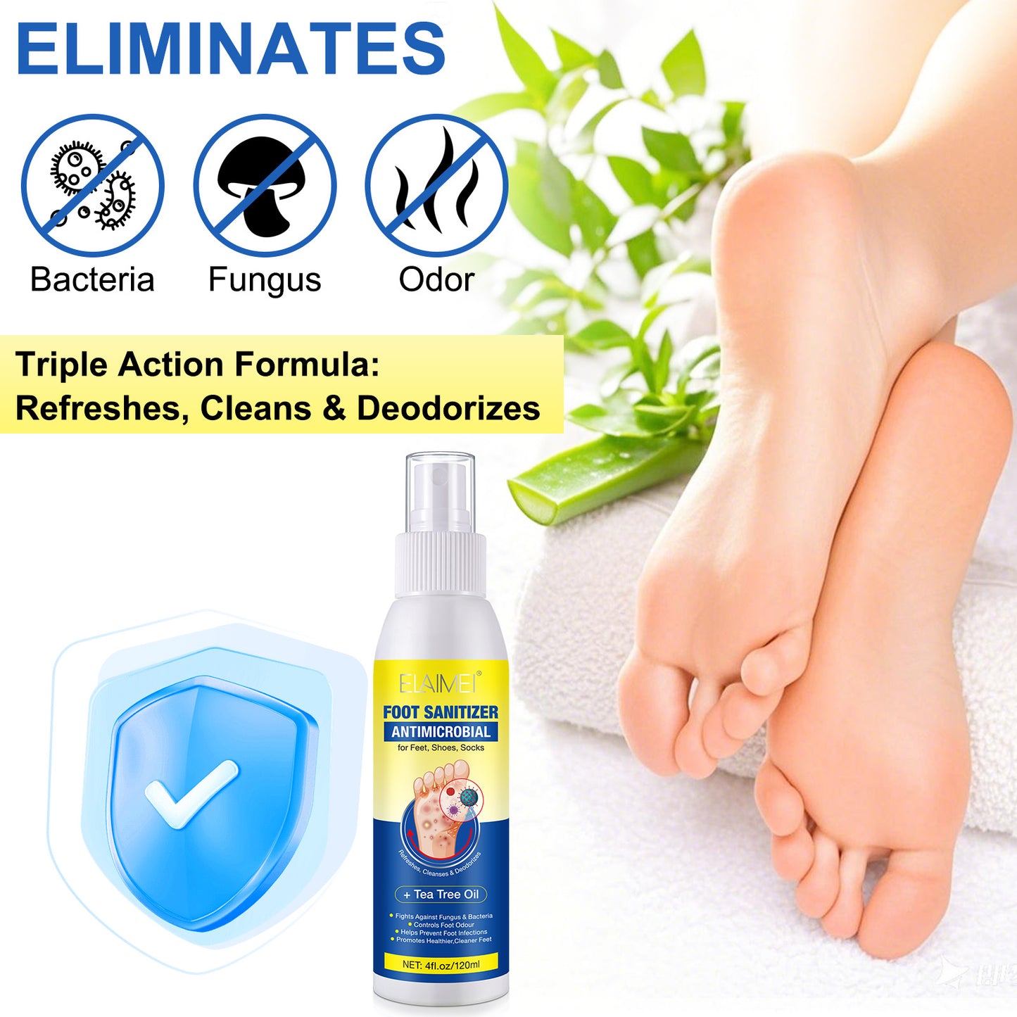 ELAIMEI Foot Sanitizer Spray