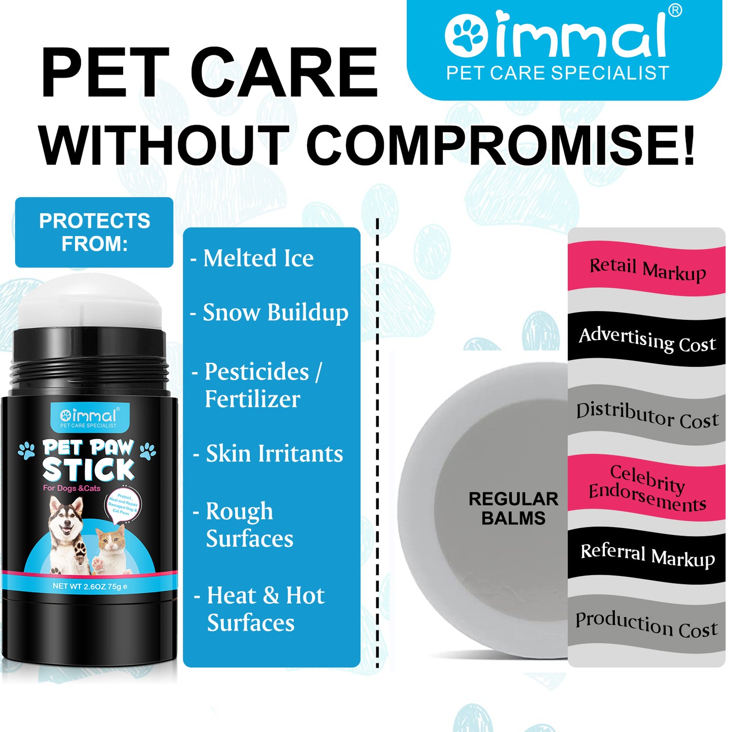 Dog & Cat Pet Paw Stick