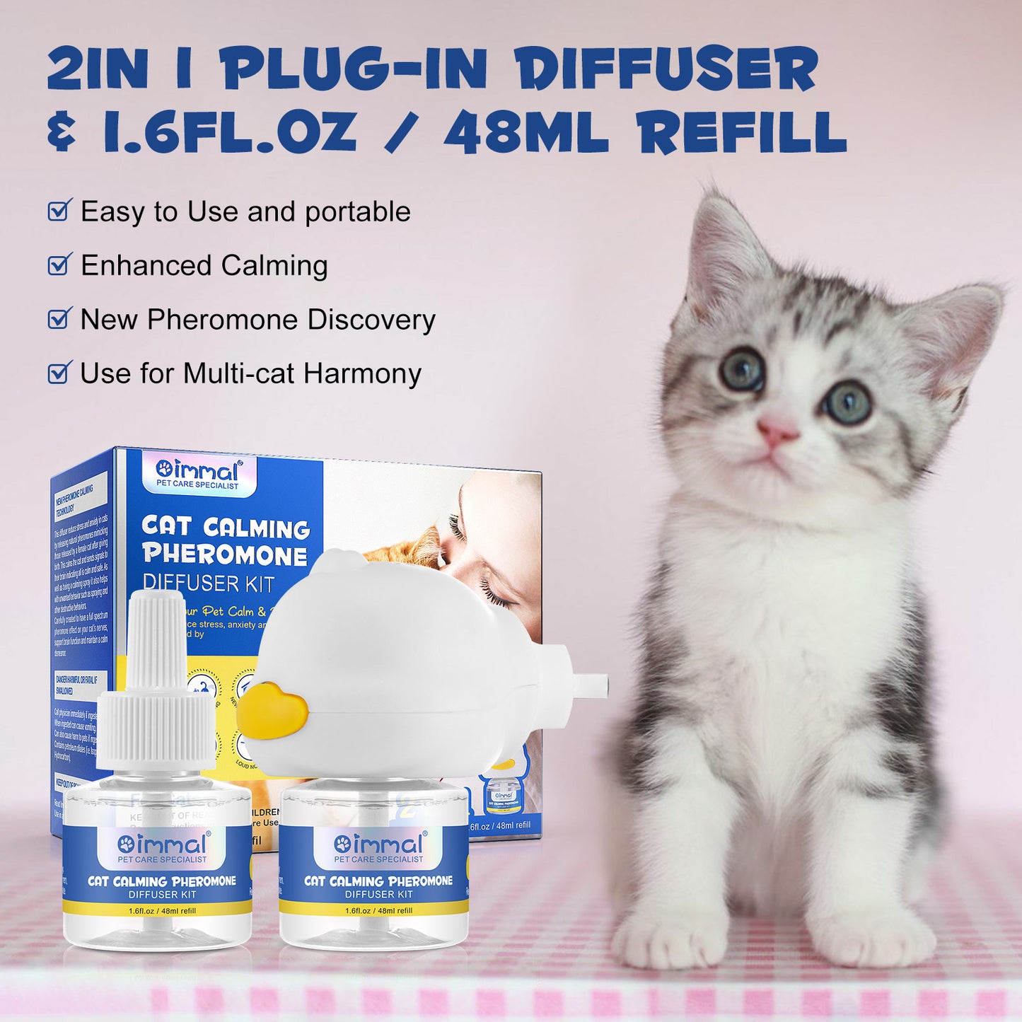 CAT CALMING PHEROMONE DIFFUSER KIT