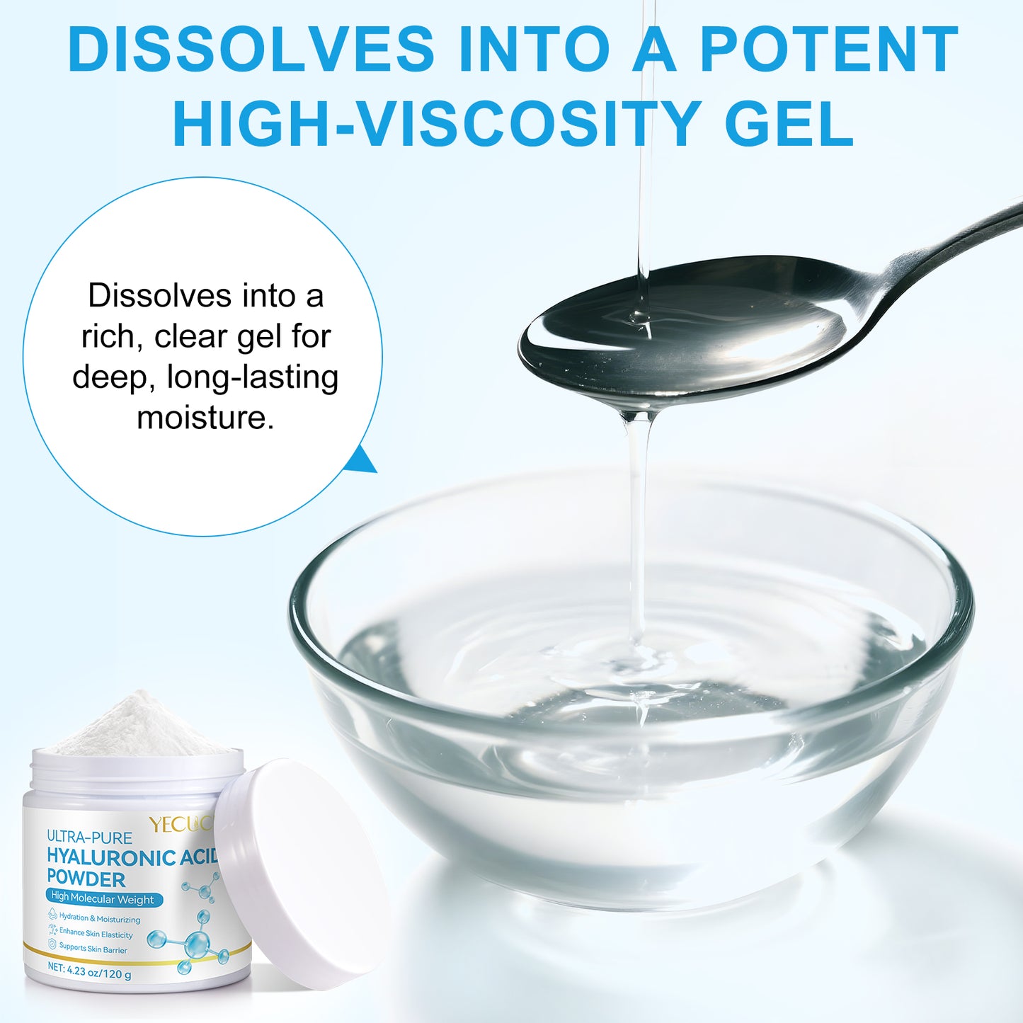 Ultra-Pure Hyaluronic Acid Powder
