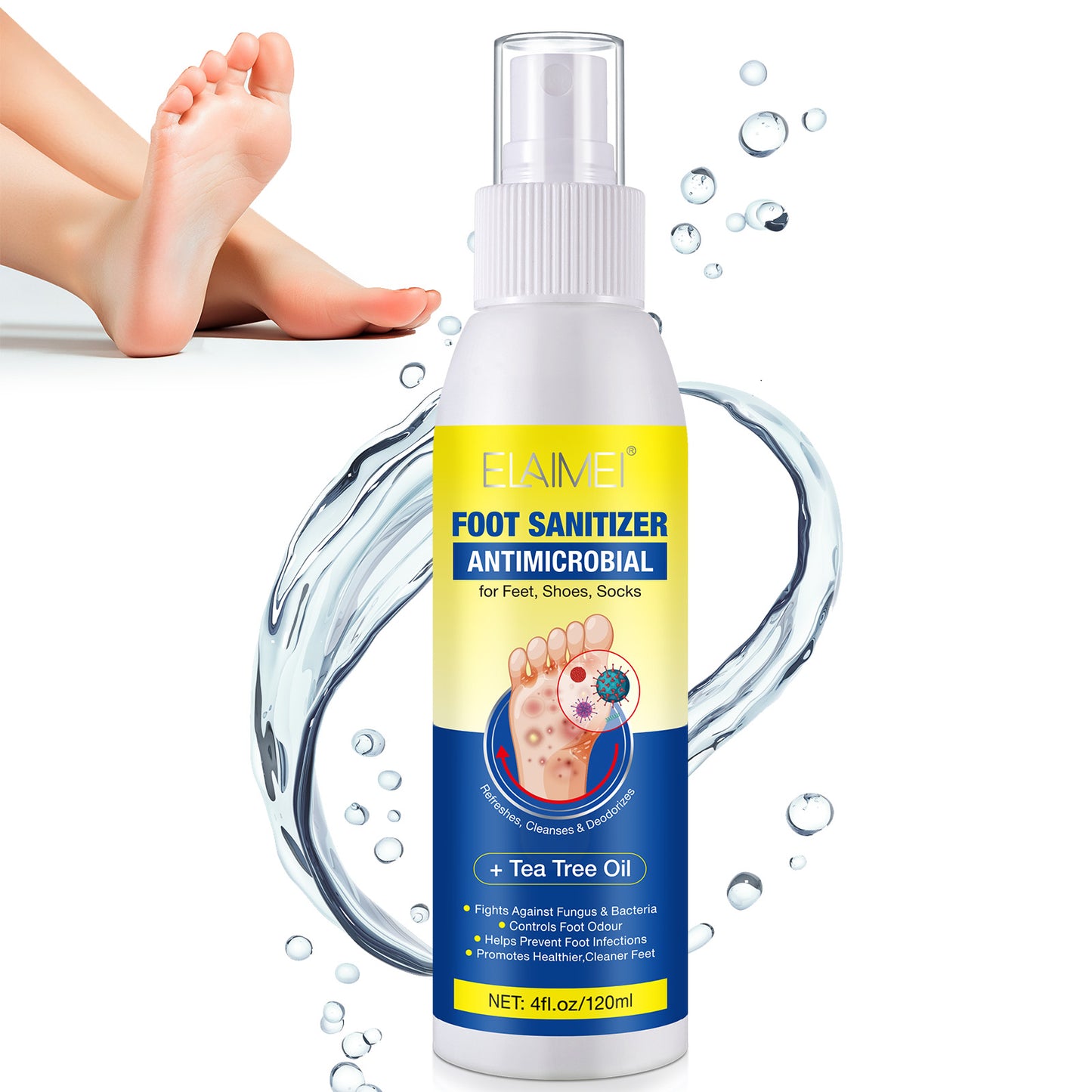 ELAIMEI Foot Sanitizer Spray