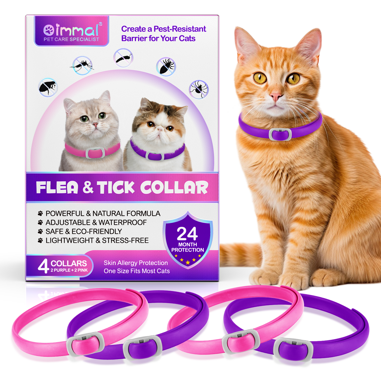 FLEA & TICK COLLAR FOR CATS