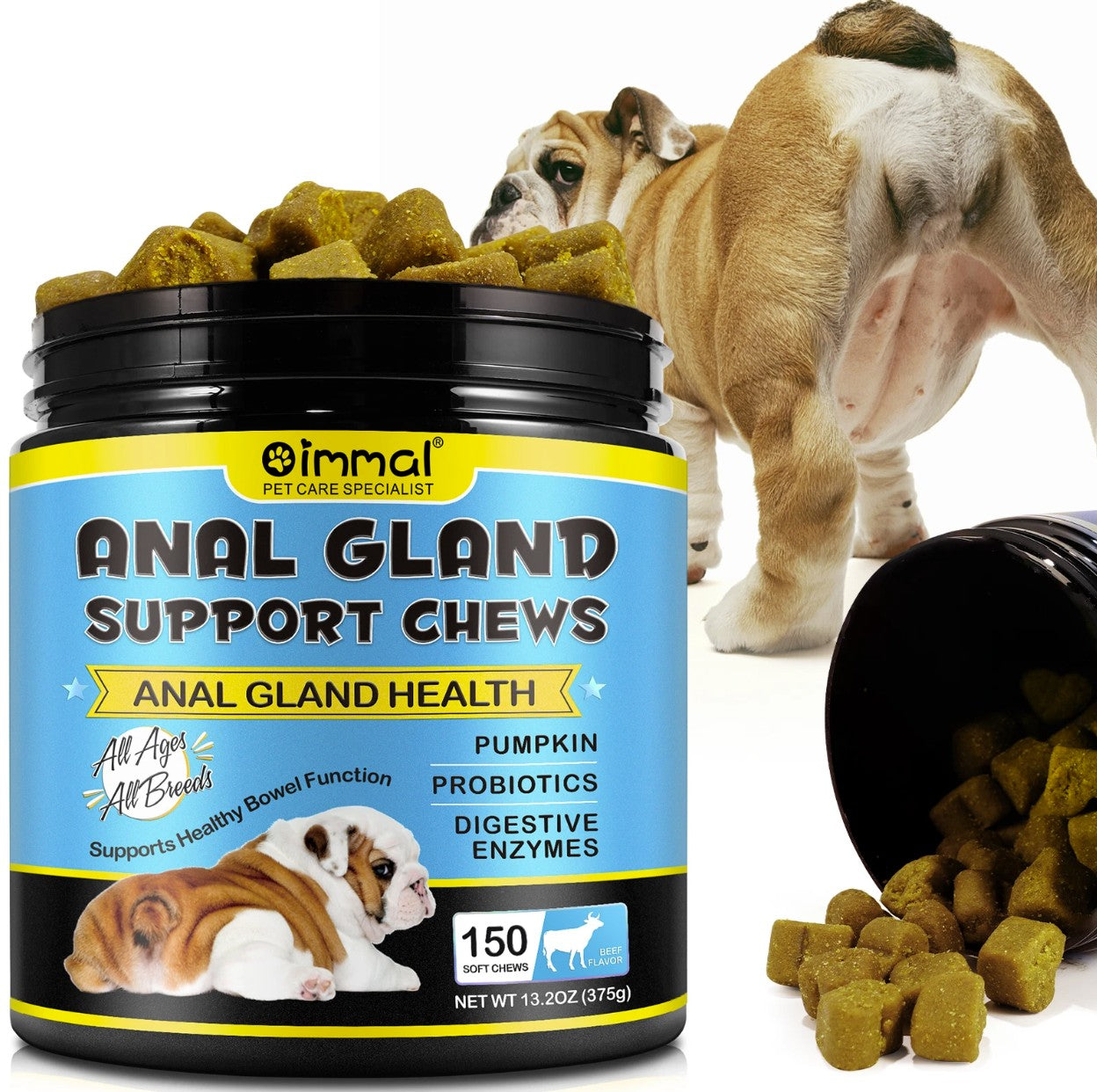 Anal Gland Support For Dogs - 150 Chews