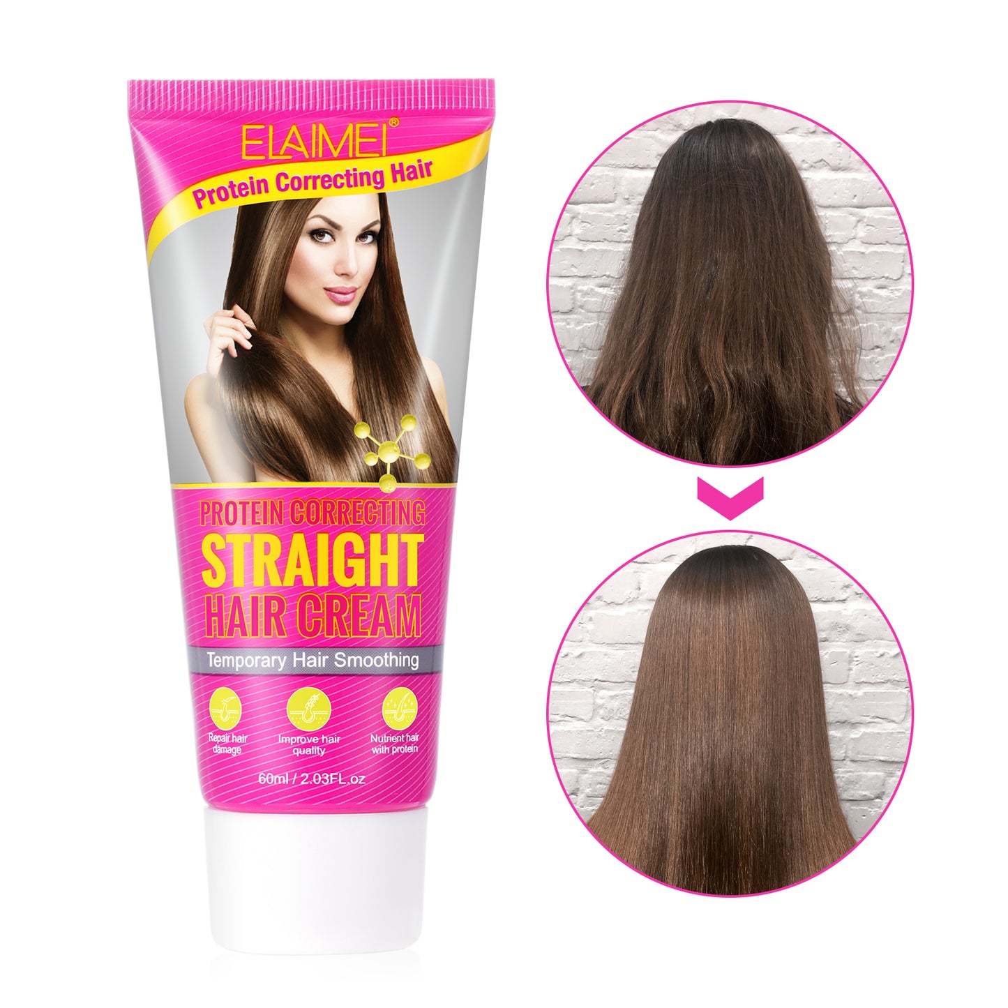 Protein Hair Straightening Cream