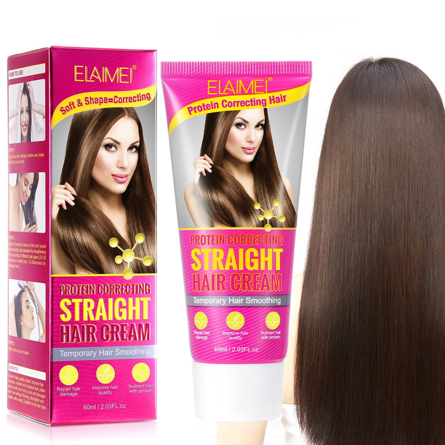 Protein Hair Straightening Cream