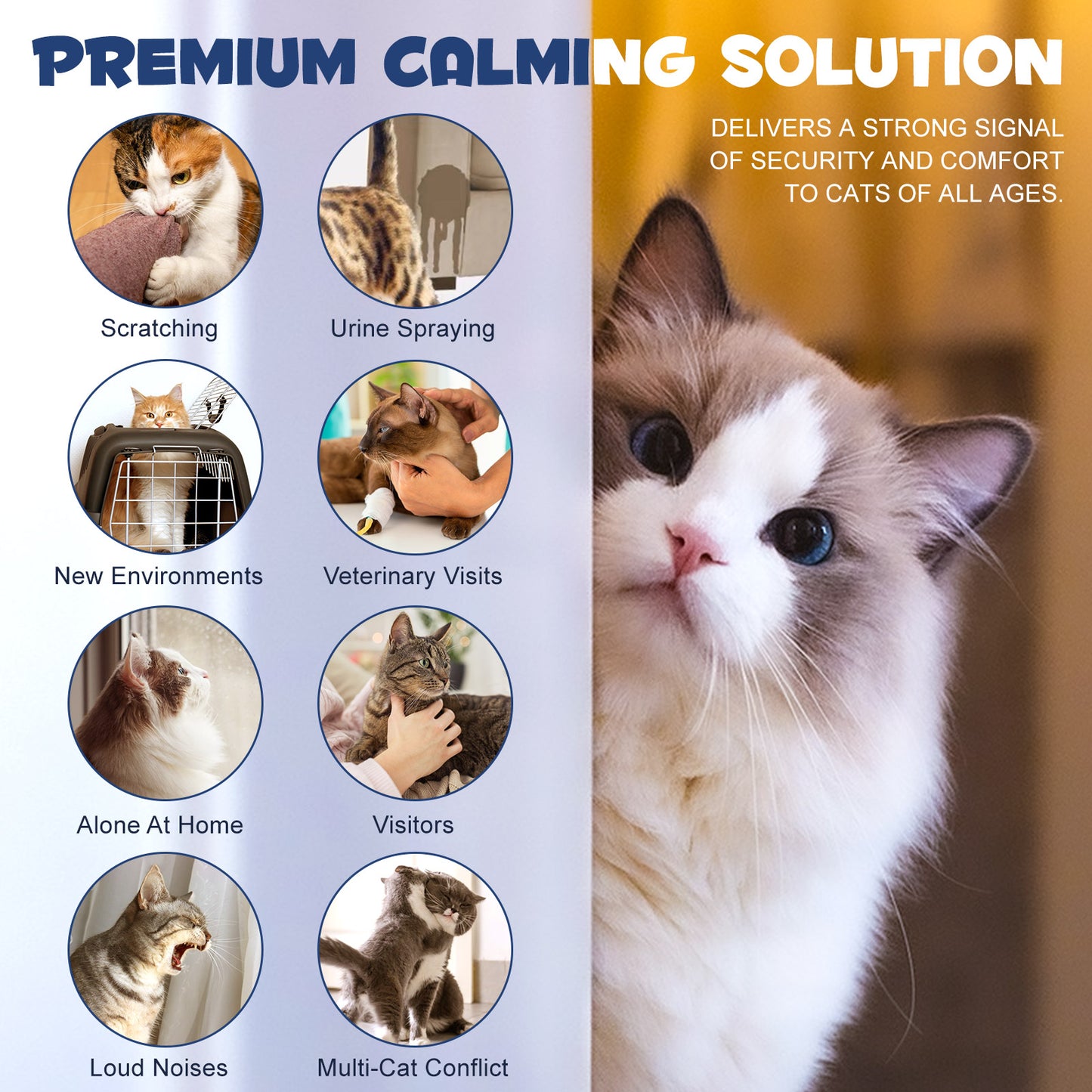 CAT CALMING PHEROMONE DIFFUSER KIT