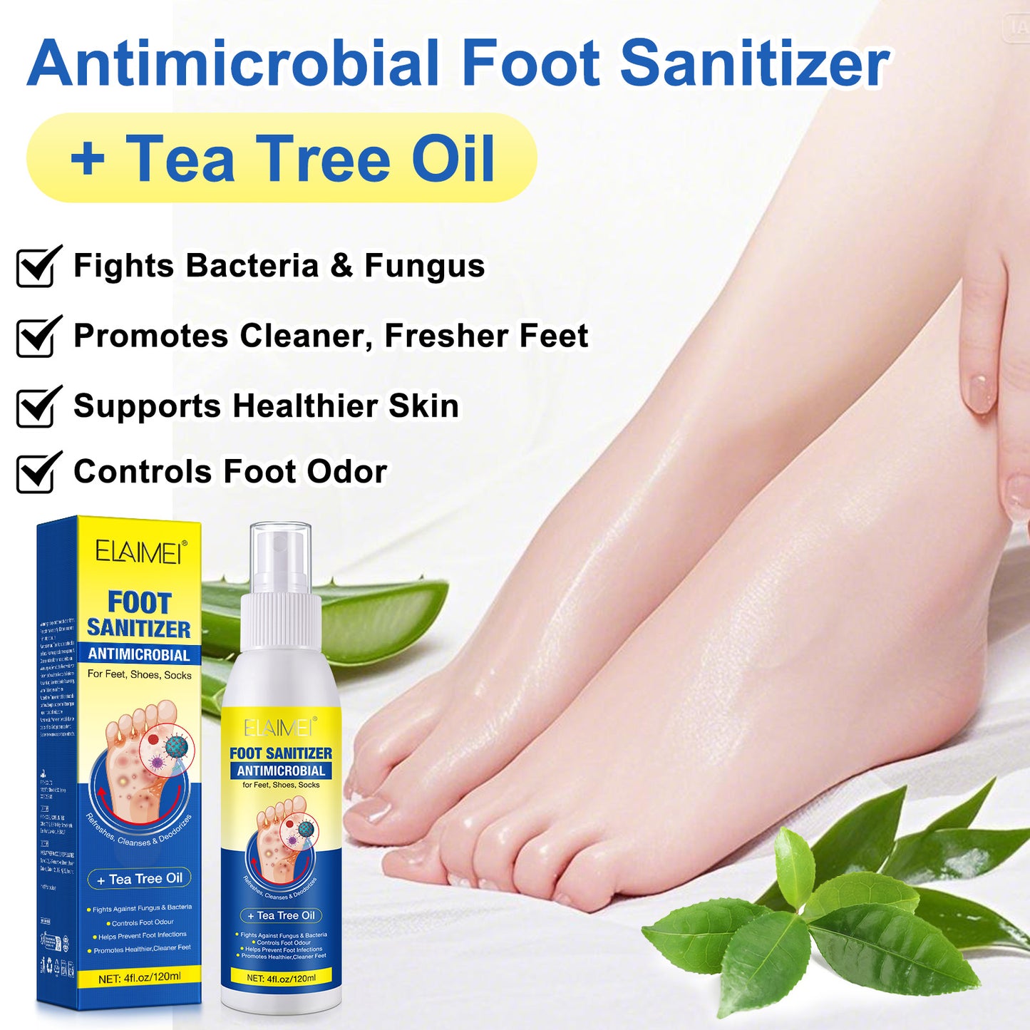 ELAIMEI Foot Sanitizer Spray