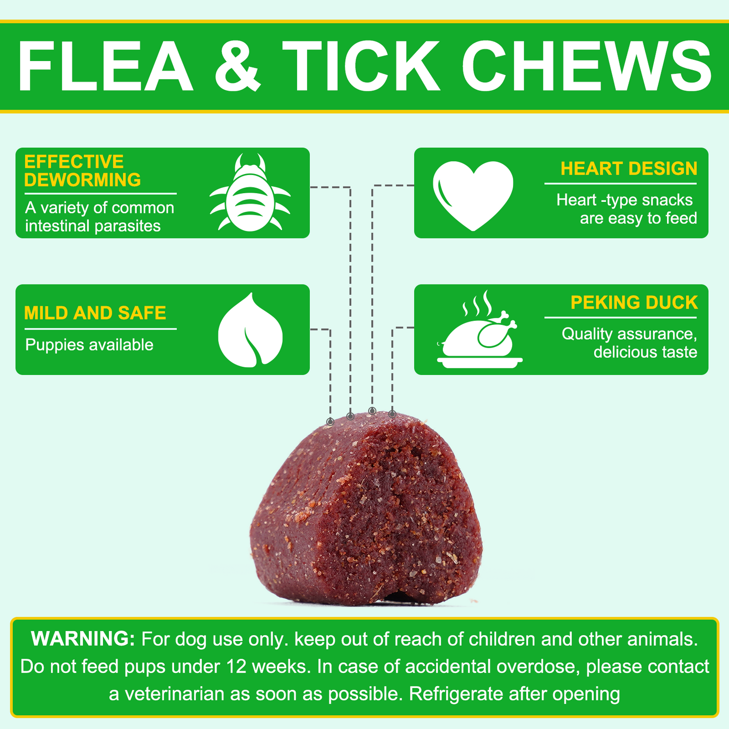 FLEA & TICK 150 CHEWS FOR DOGS