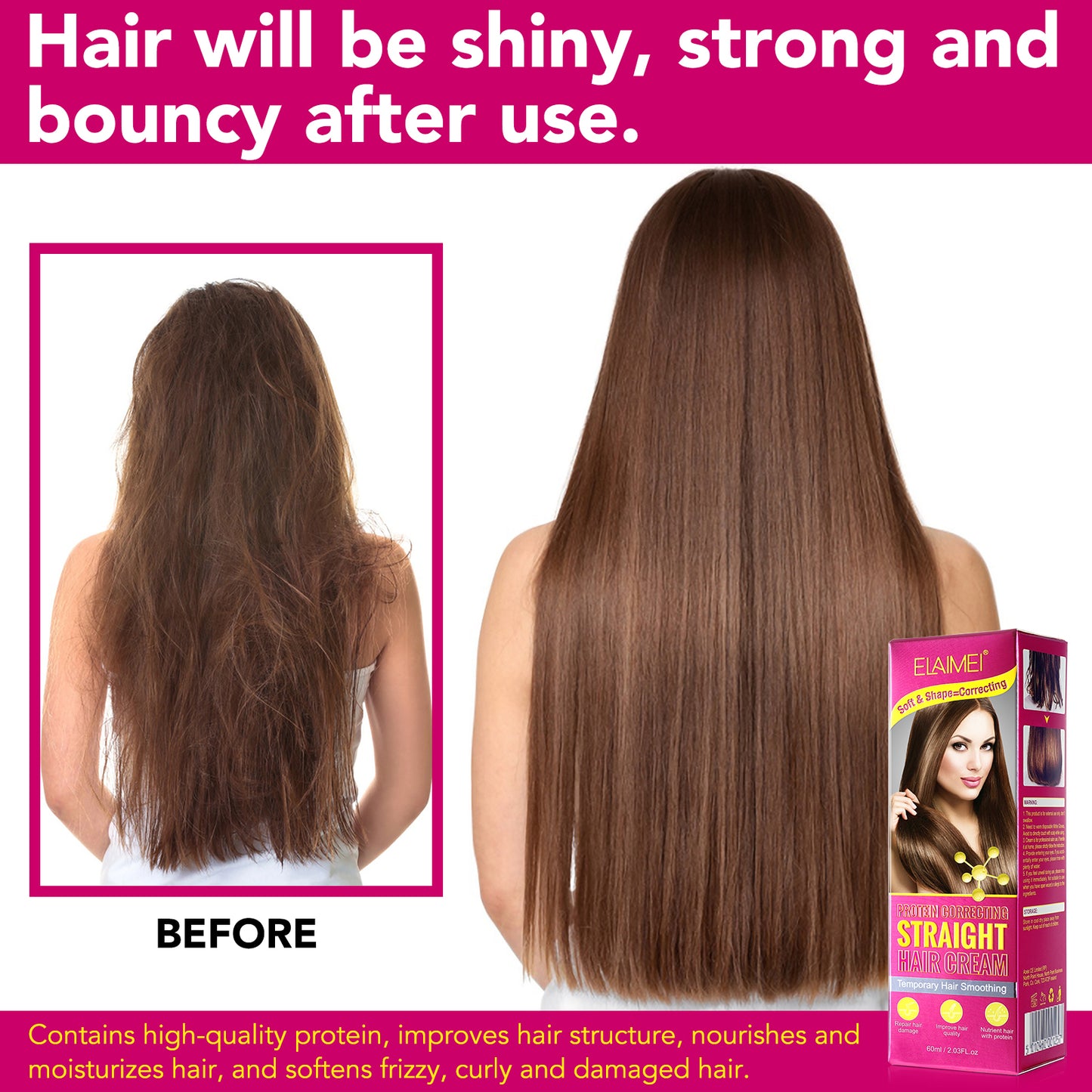 Protein Hair Straightening Cream