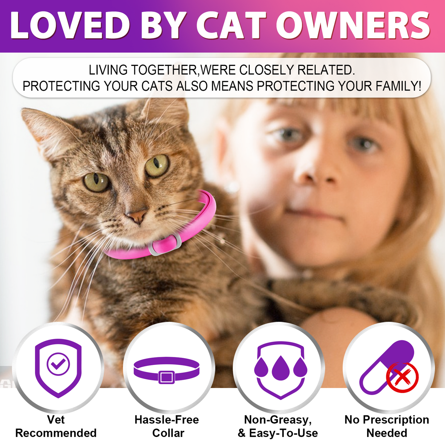 FLEA & TICK COLLAR FOR CATS