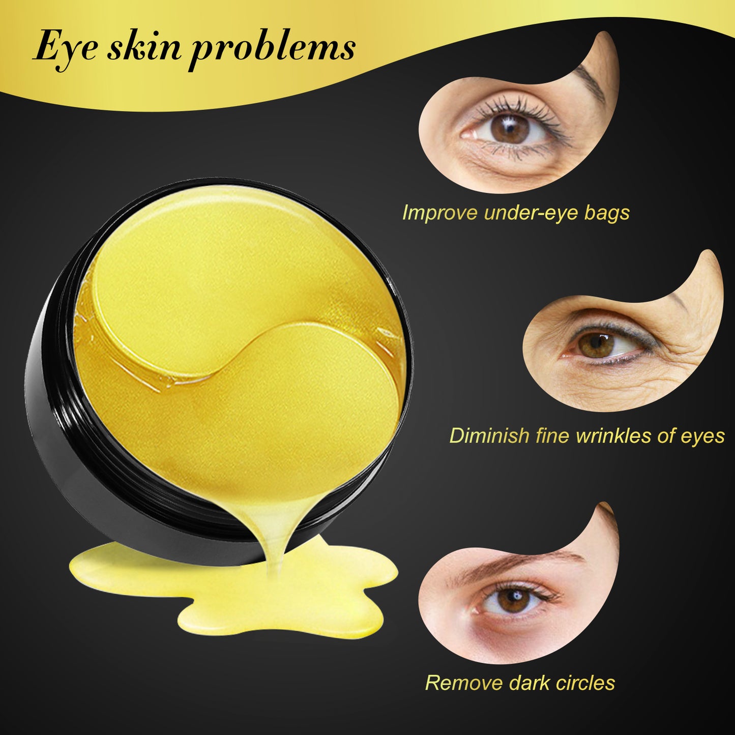 Anti Aging Eye Patch Mask - 60 pcs