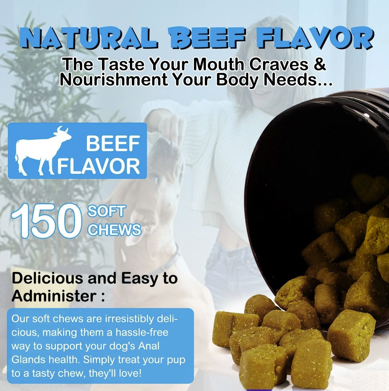 Anal Gland Support For Dogs - 150 Chews
