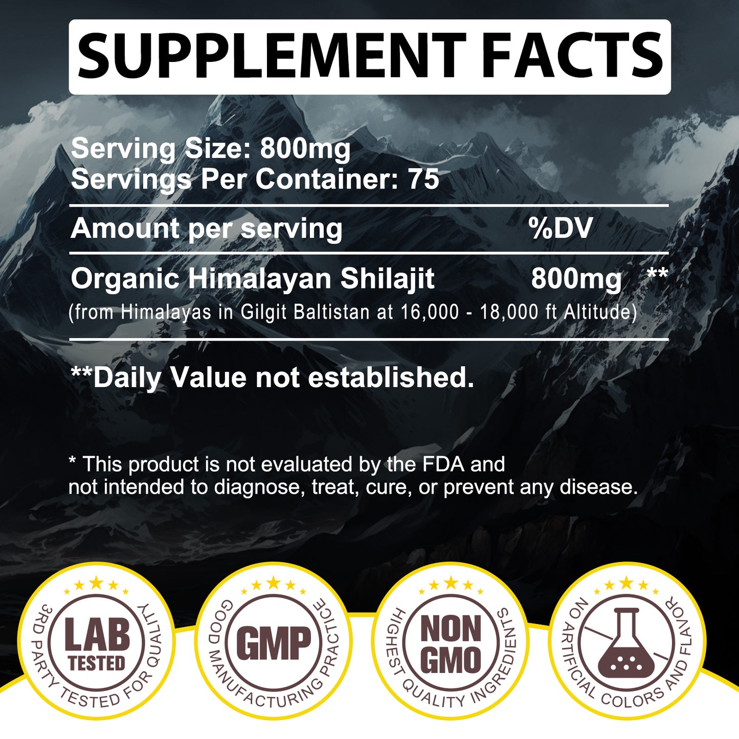 100% Himalayan Shilajit