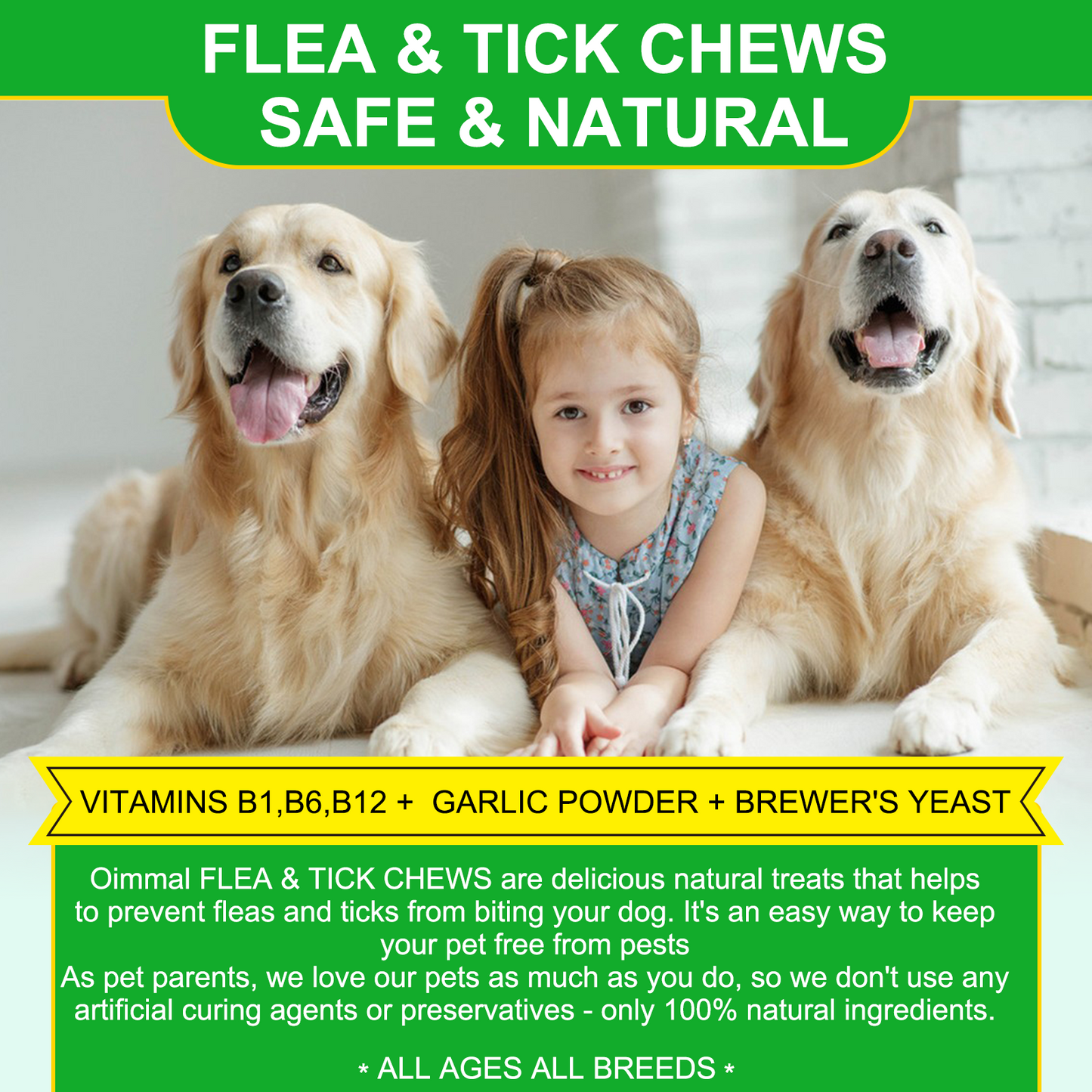 FLEA & TICK 150 CHEWS FOR DOGS