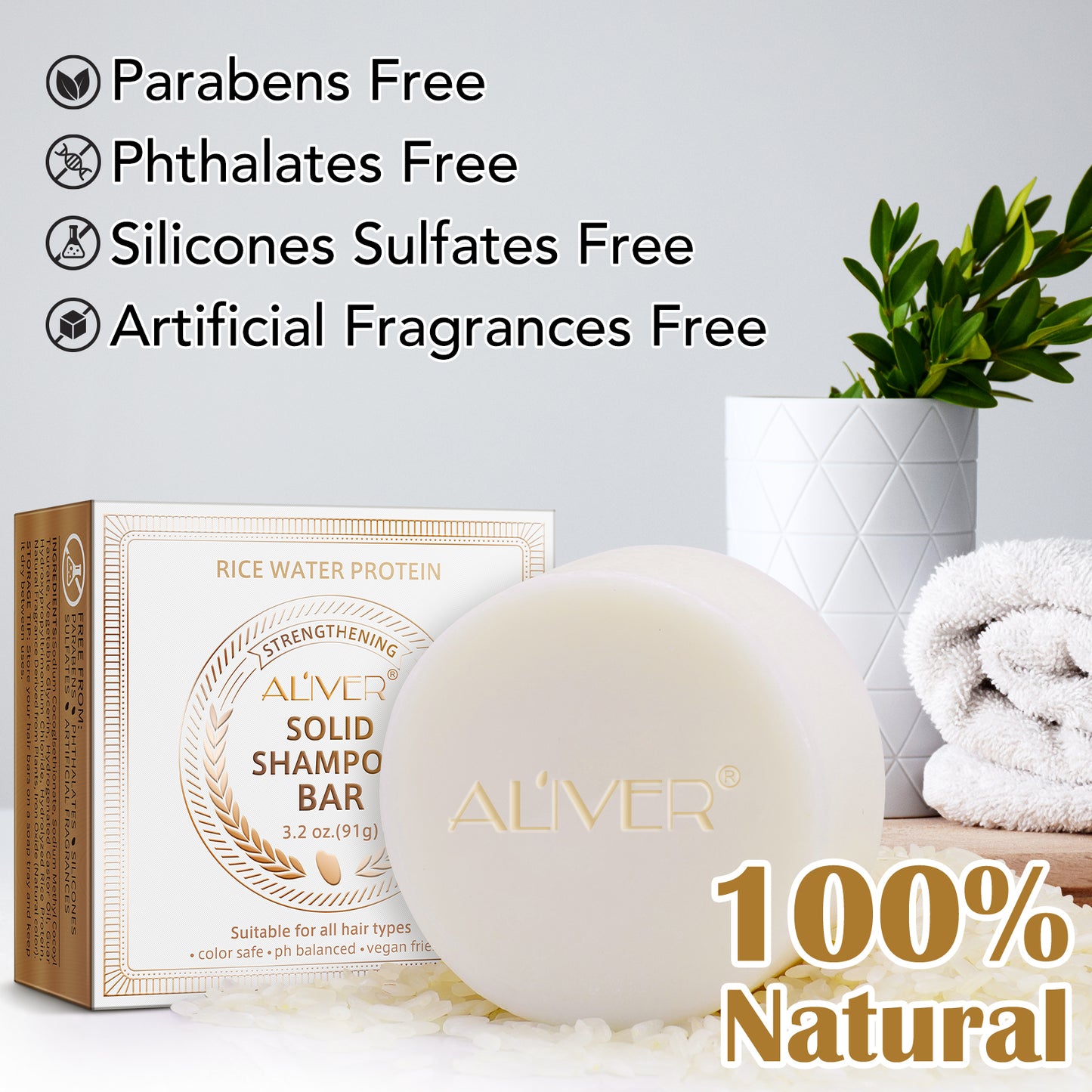 STRENGTHENING SOLID SHAMPOO BAR