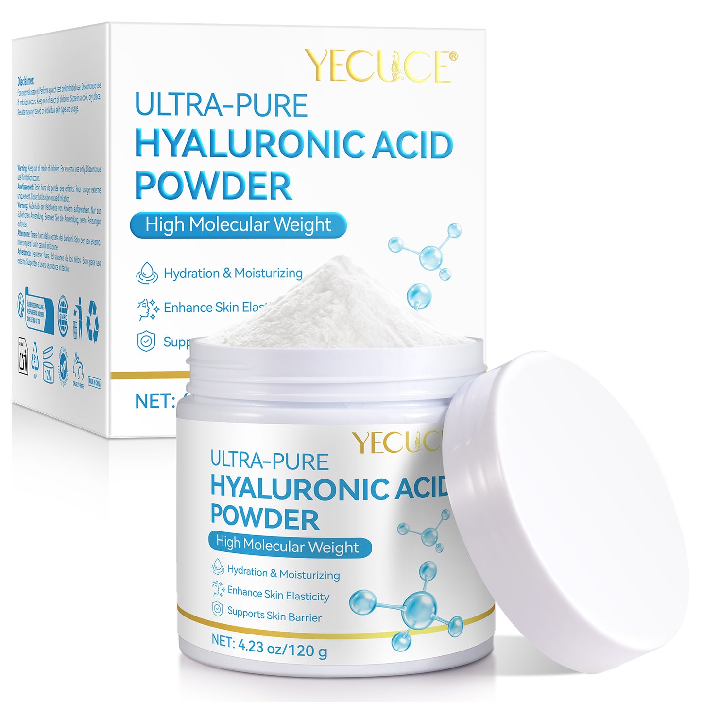 Ultra-Pure Hyaluronic Acid Powder