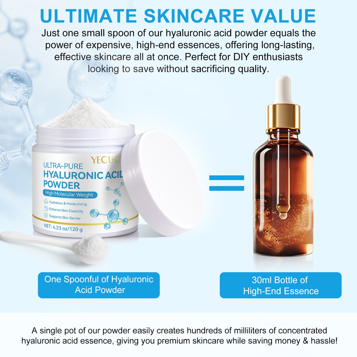 Ultra-Pure Hyaluronic Acid Powder