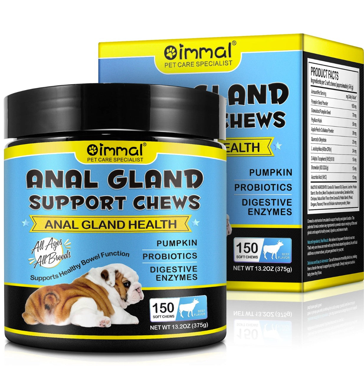 Anal Gland Support For Dogs - 150 Chews