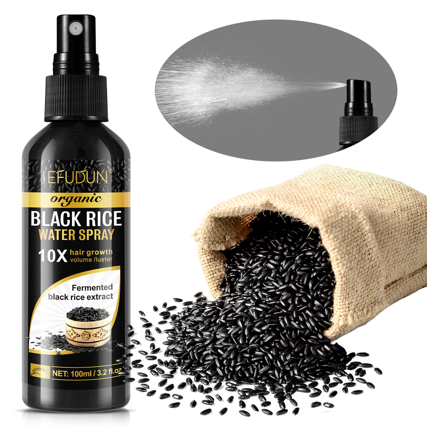 ORGANIC BLACK RICE WATER SPRAY
