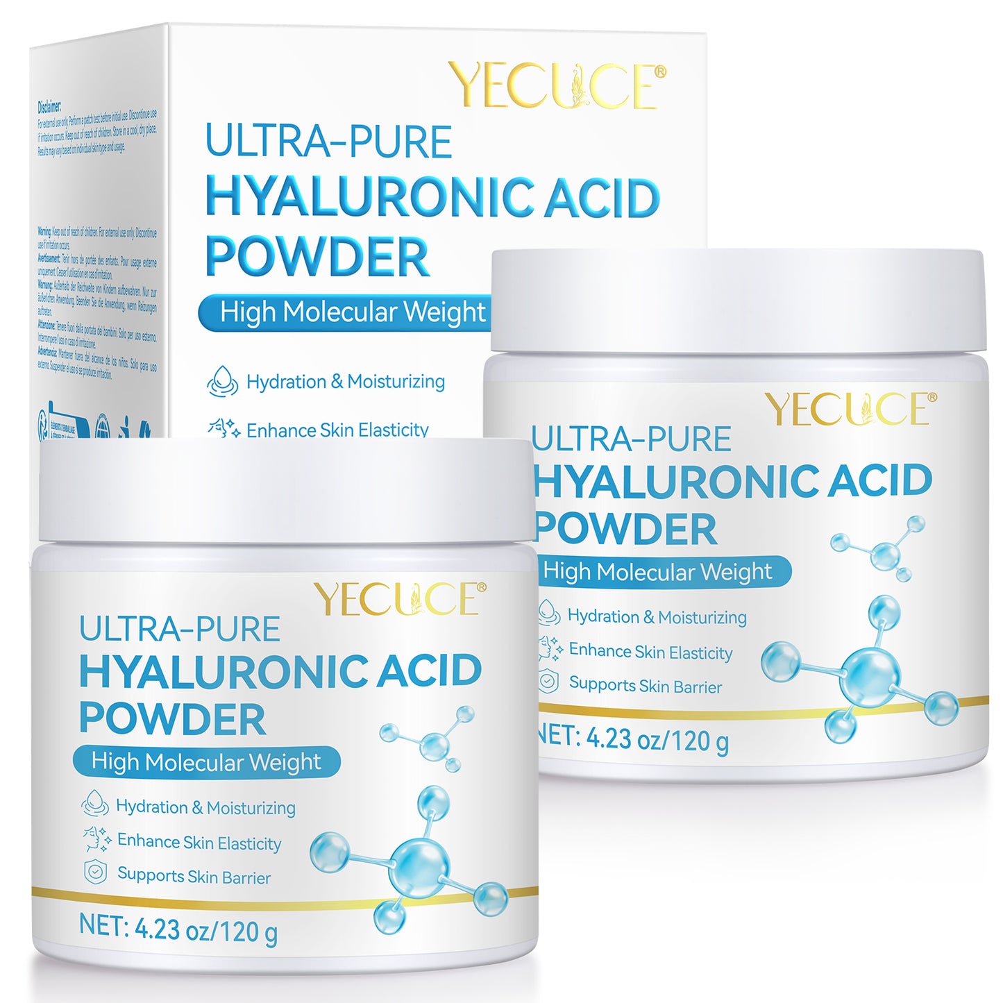 Ultra-Pure Hyaluronic Acid Powder