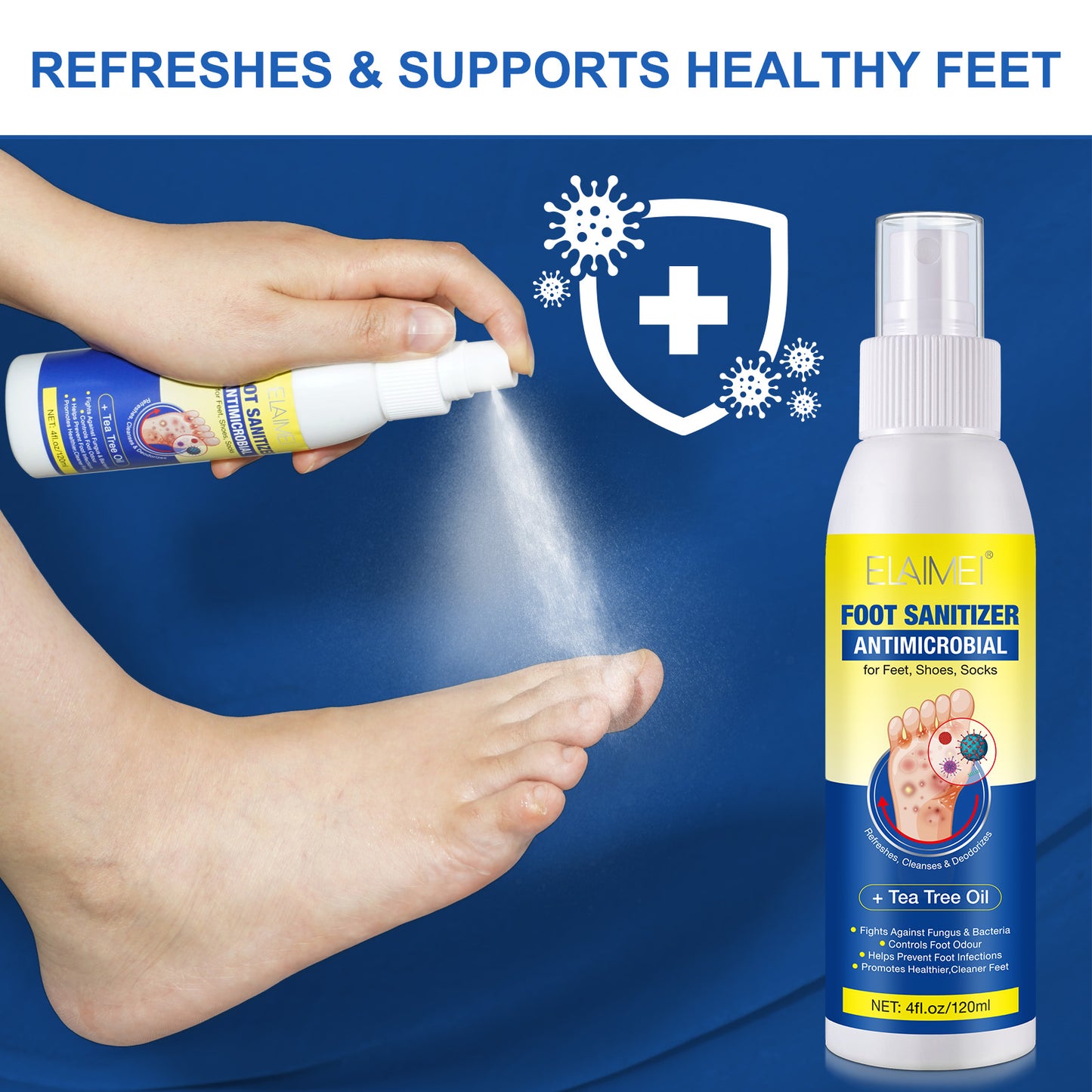 ELAIMEI Foot Sanitizer Spray