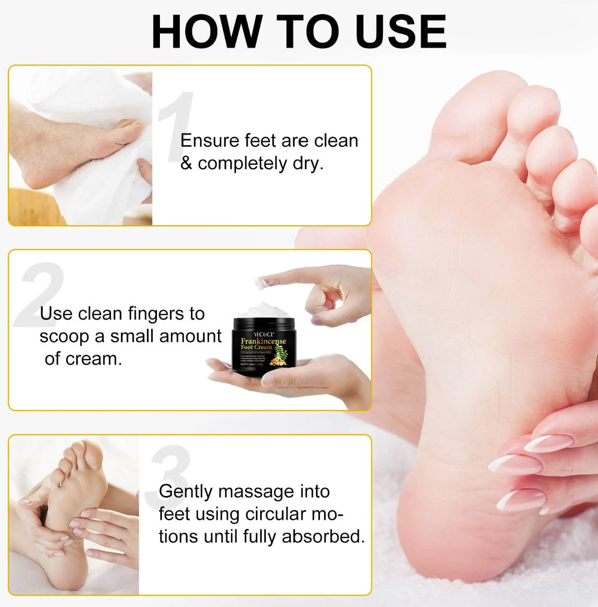 Frankincense Foot Cream