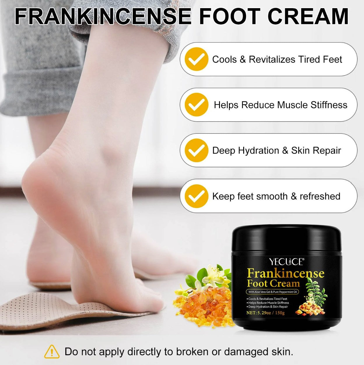 Frankincense Foot Cream